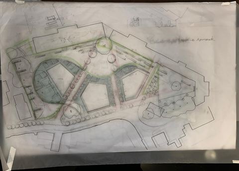 Calque 5 : trois espaces reliés par une promenade